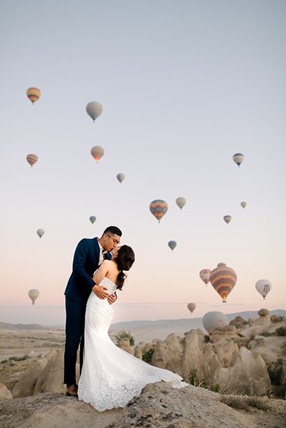 Cappadocia Pre-Wedding Hot Air Balloon