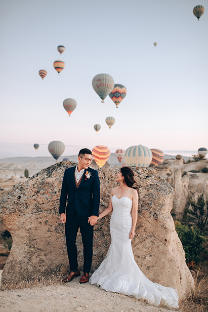 Cappadocia Pre-Wedding Hot Air Balloon