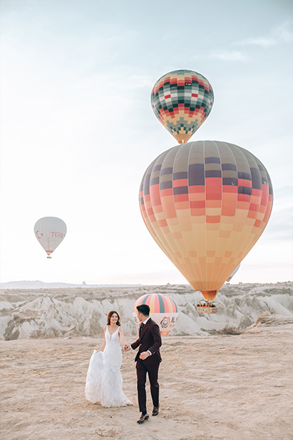 Cappadocia Pre-Wedding Hot Air Balloon
