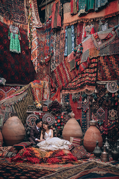 Cappadocia Pre-Wedding Turkish Carpet Shop