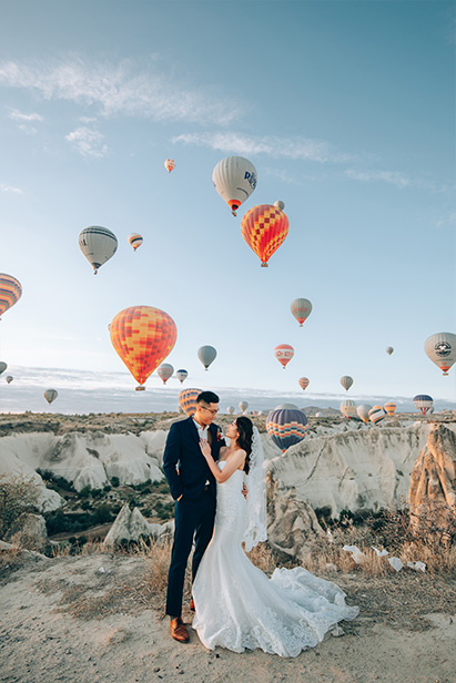 Cappadocia Pre-Wedding Hot Air Balloon