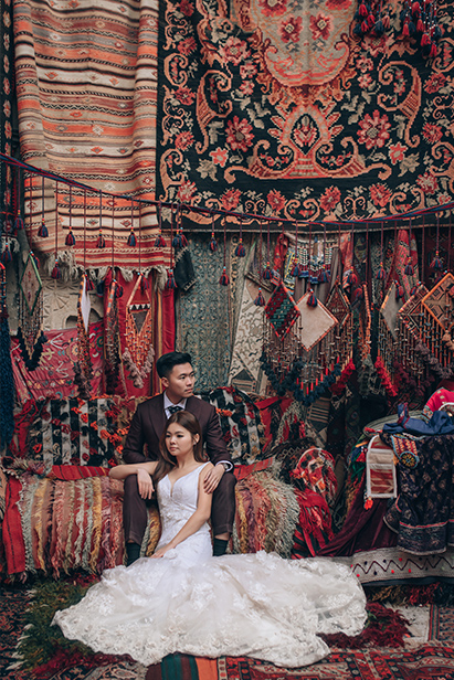 Cappadocia Pre-Wedding Turkish Carpet Shop