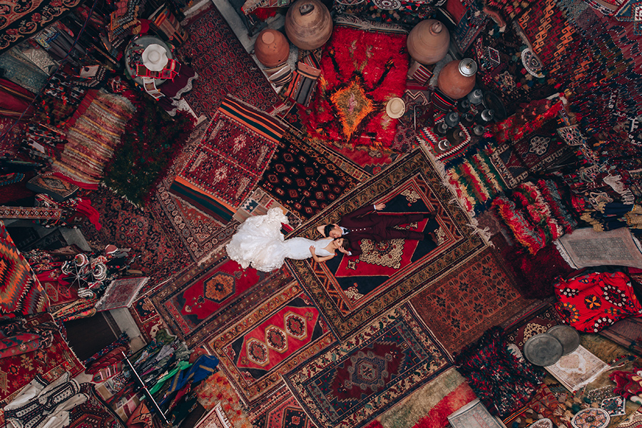 Cappadocia Pre-Wedding Turkish Carpet Shop