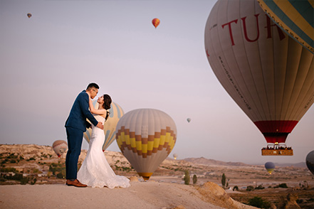 Cappadocia Pre-Wedding Hot Air Balloon