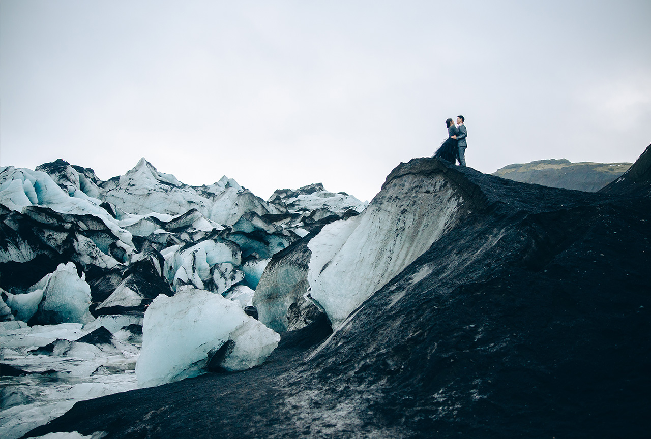 Iceland Ice Bergs Pre-Wedding