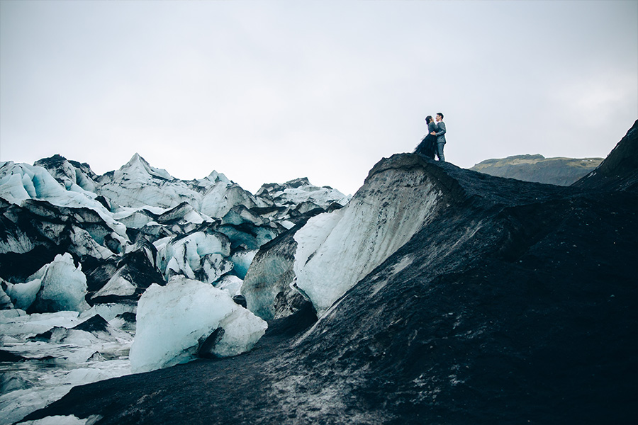 Iceland Icebergs Pre-wedding Photoshoot