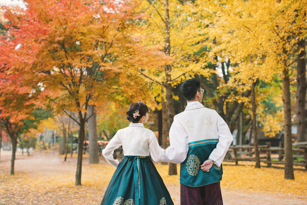 Best season to visit Nami Island Korea