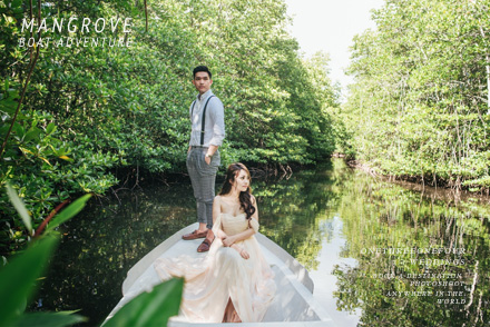 Lembongan Island Pre-Wedding Mangrove Forest Boat Ride