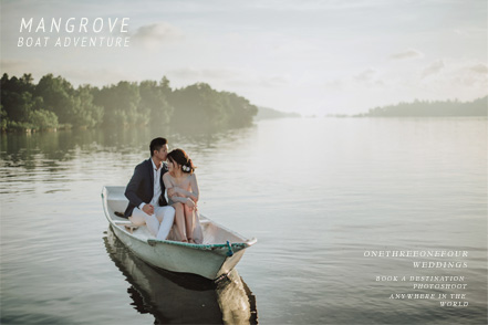 Lembongan Island Pre-Wedding Mangrove Forest Boat Ride