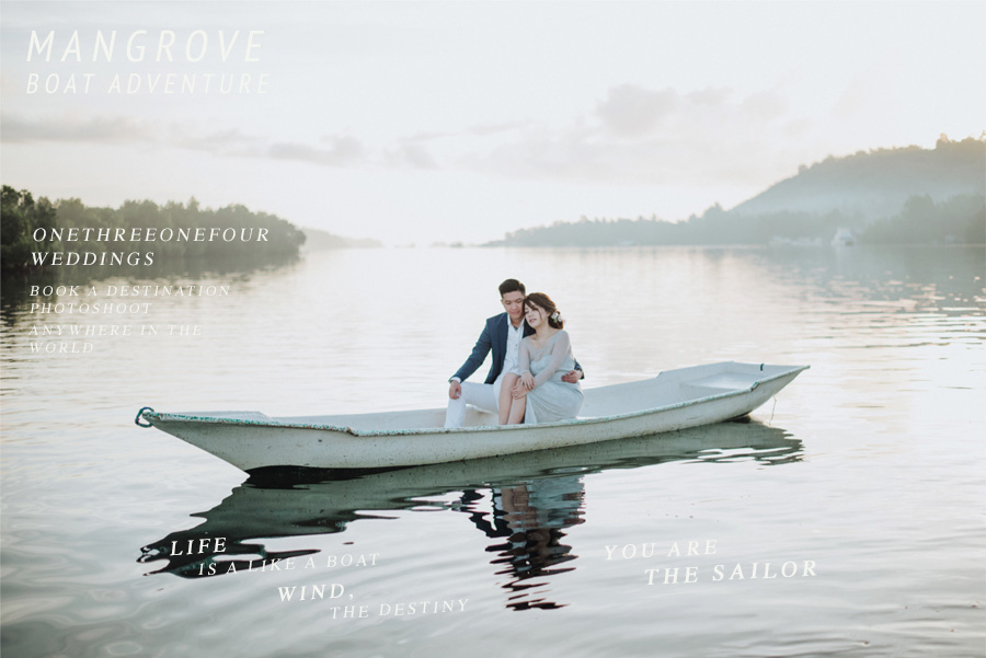 Lembongan Island Pre-Wedding Mangrove Forest Boat Ride