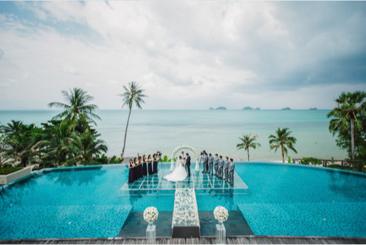 Destination Wedding Samui Pool Wedding